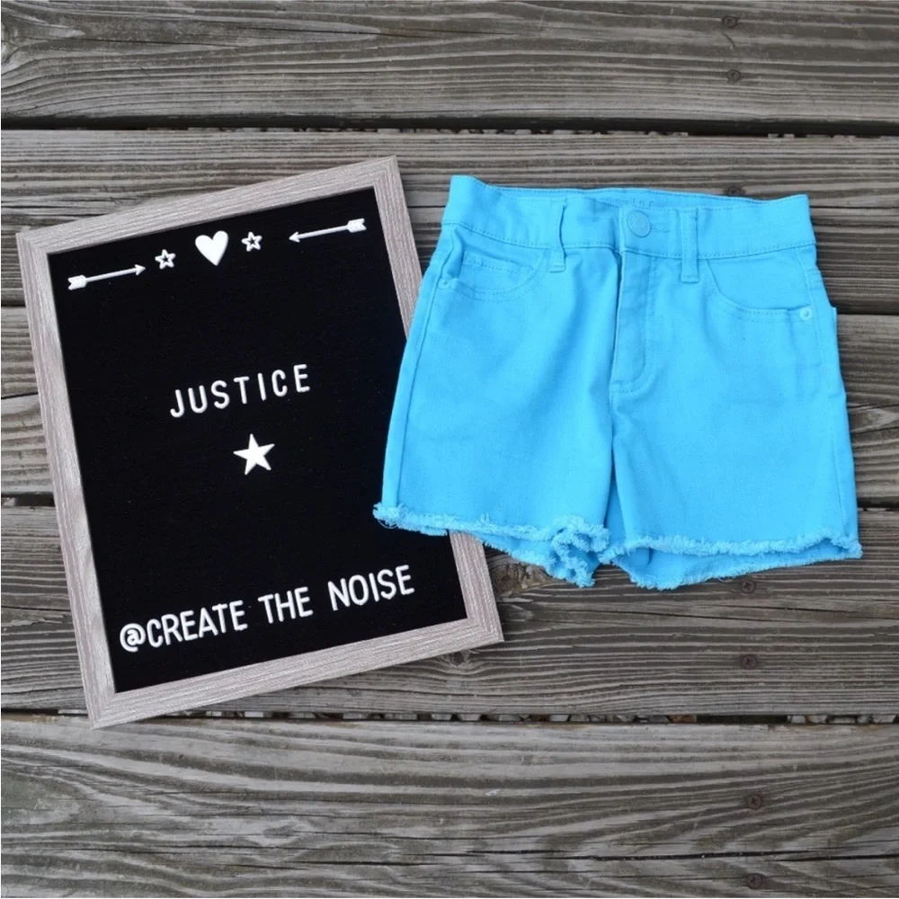 JUSTICE Denim cutoffs